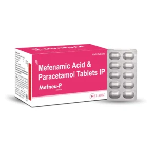 Mefneu-P tablets containing Mefenamic Acid 500 mg and Paracetamol 325 mg by Medhexa Pharma