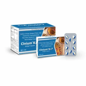 Clnium-K2 calcium carbonate calcitriol and vitamin K2-7 soft gel capsules