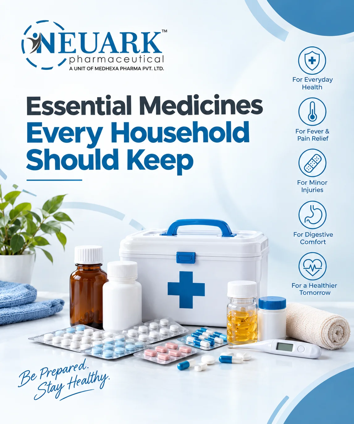 Essential medicines every household should keep