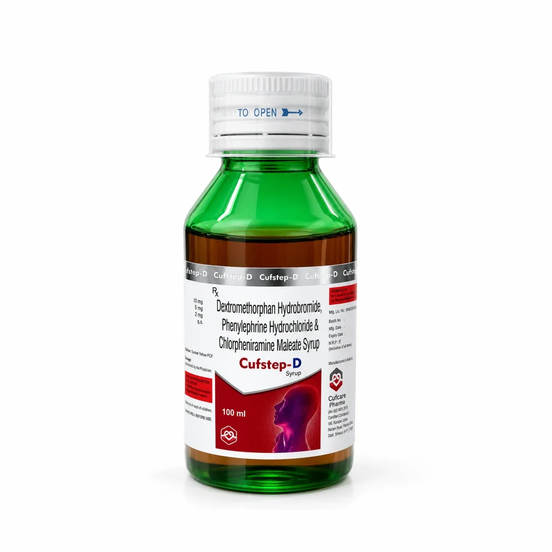 Cufstep-D Syrup 100 ml bottle