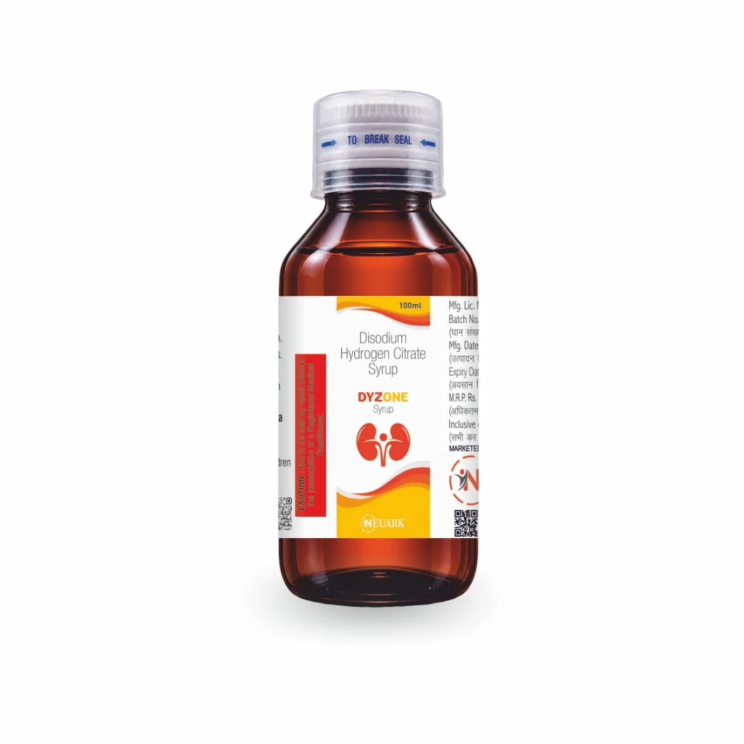 Dyzone Disodium Hydrogen Citrate 1.25 g per 5 ml oral liquid 100 ml bottle