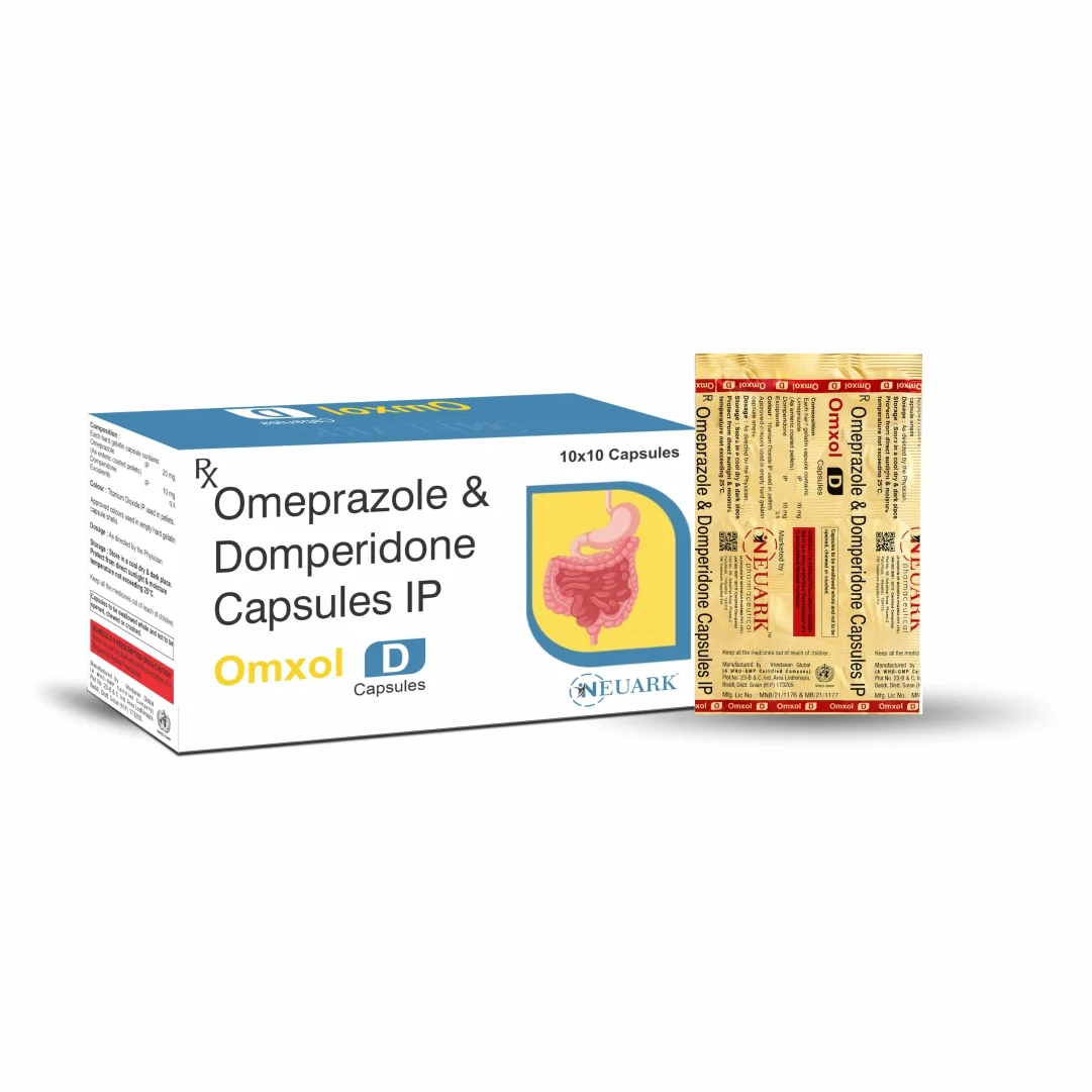 Omxol-D Omeprazole 20 mg and Domperidone 10 mg tablets
