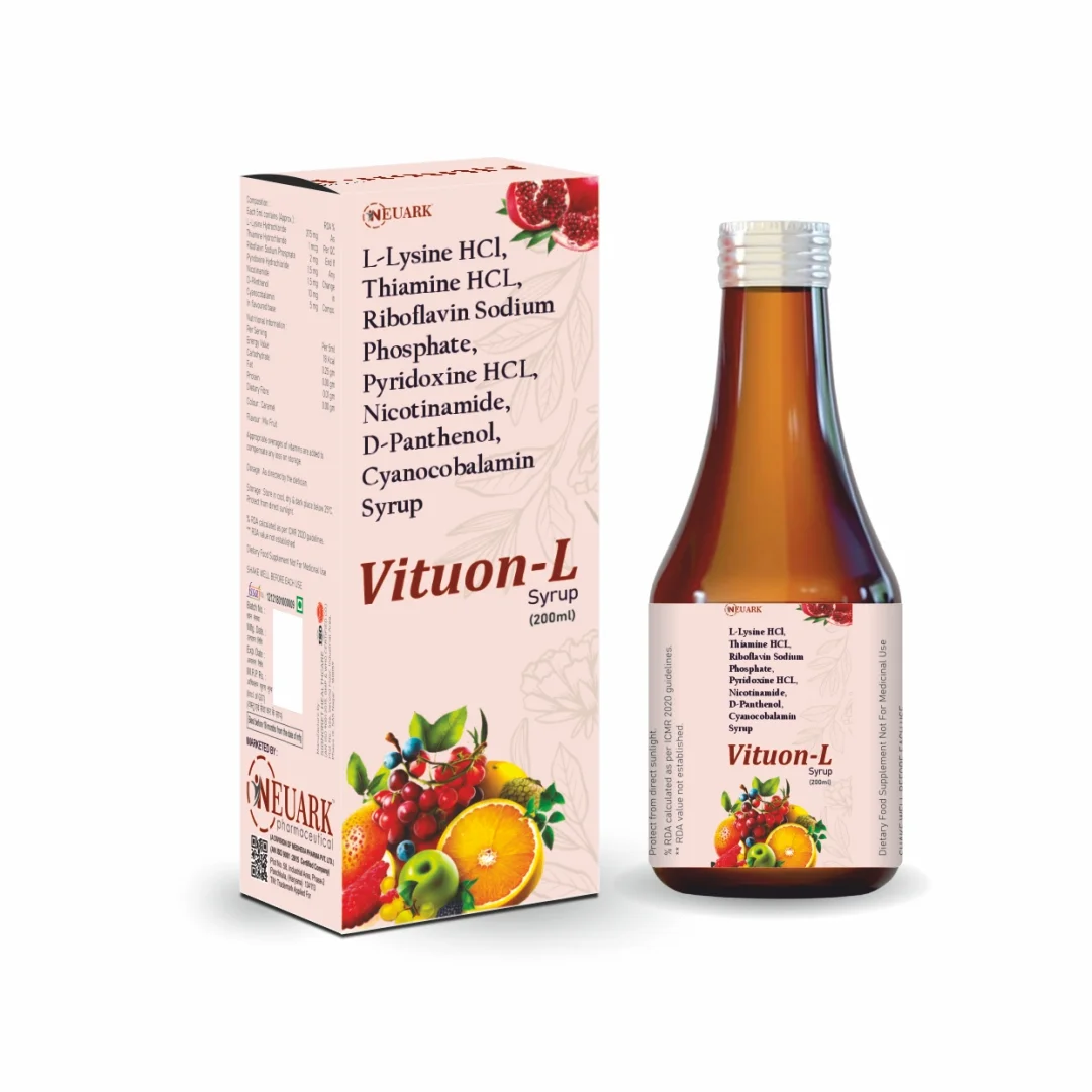 Vituon-L Syrup with L-Lysine Hydrochloride and B-complex vitamins